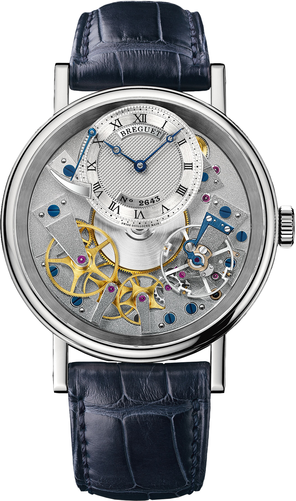 Breguet Tradition 7057 Silver Dial Men 40 mm