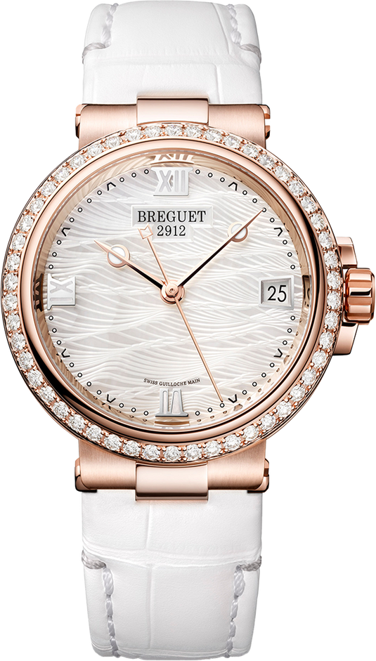 Breguet Marine Dame Mother of Pearl Dial Women 33.8 mm