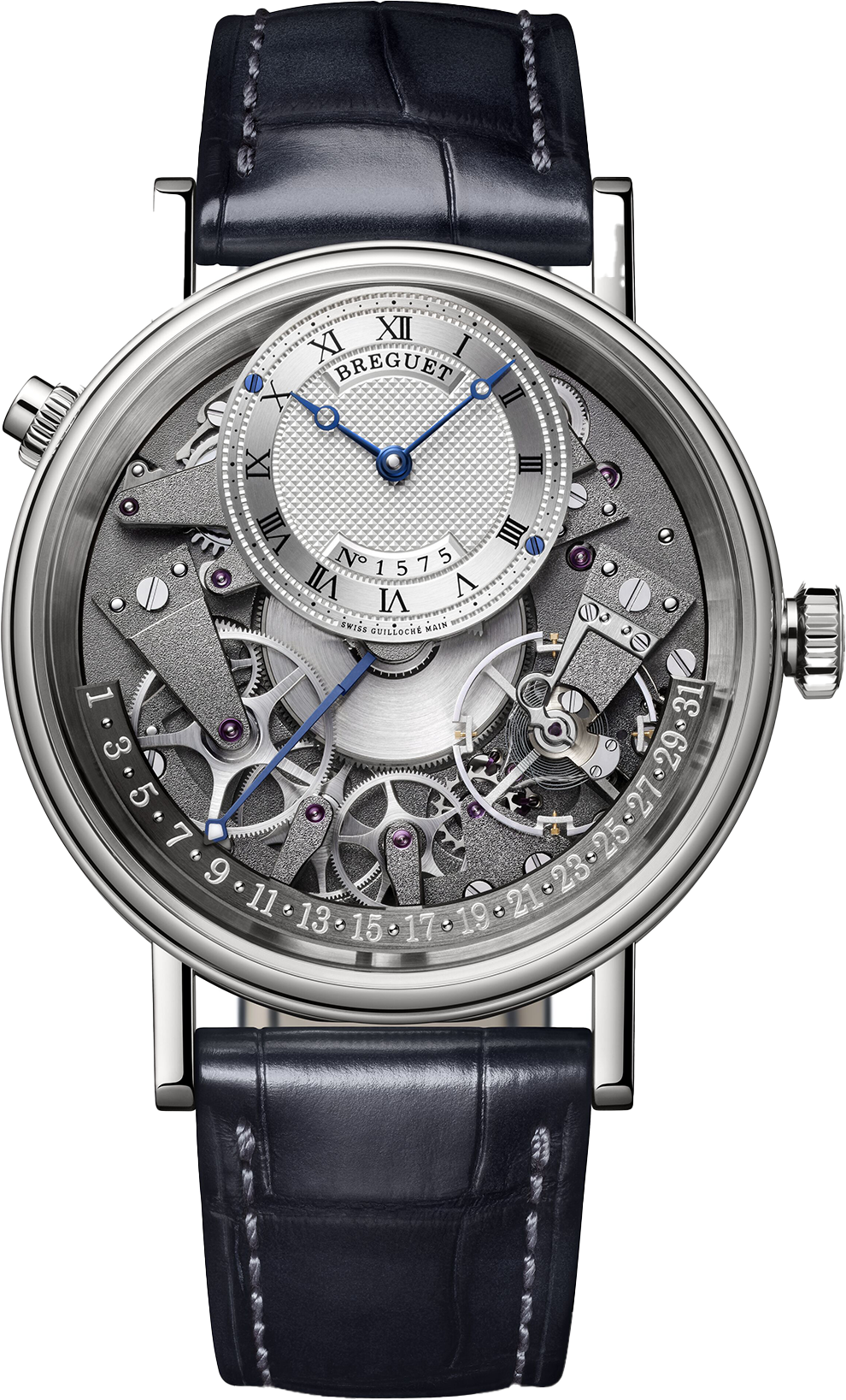 Breguet Tradition 7597 Silver & Grey Dial Men 40 mm