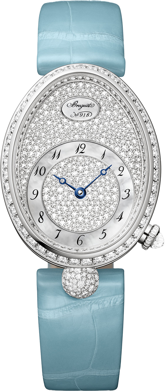 Breguet Reine De Naples 8938 Pave Dial Women 36.50 mm