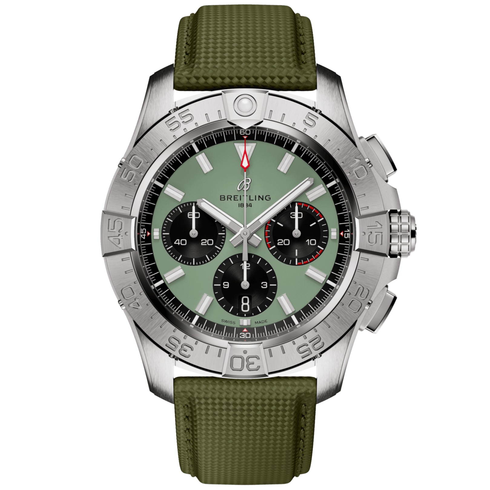 Breitling Avenger B01 Chronograph Mint Green Dial Men 44mm