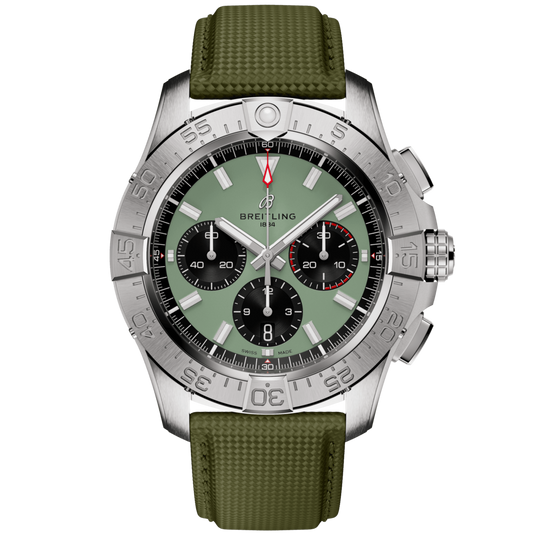 Breitling Avenger B01 Chronograph Mint Green Dial Men 44mm