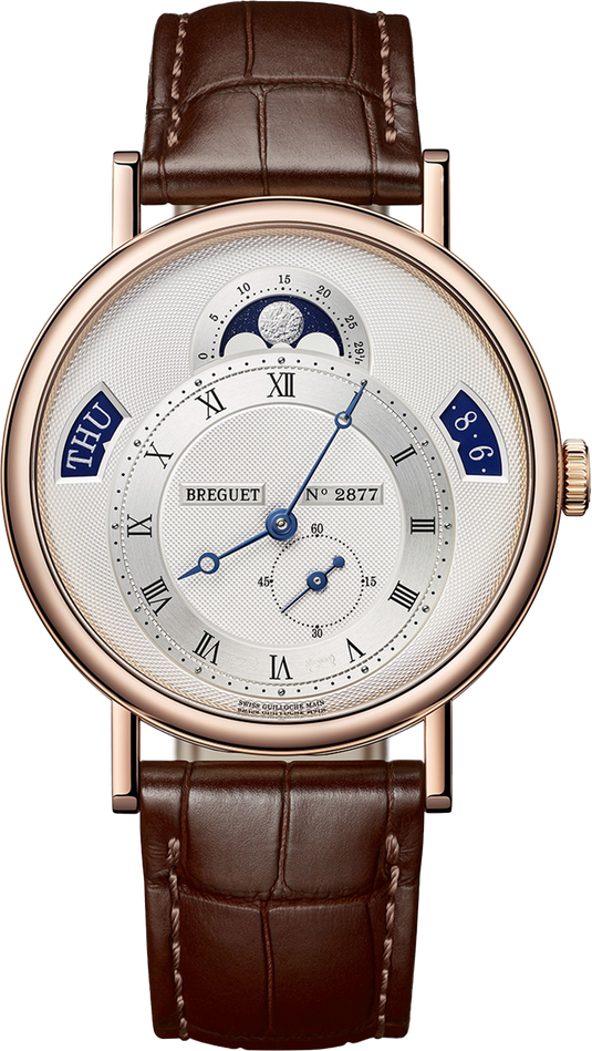 Breguet Classique Calendar Silver Dial Men 39 mm