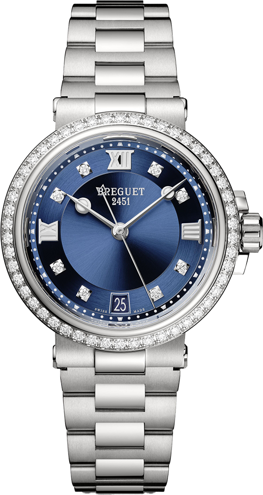 Breguet Marine Blue Dial Women 33.8 mm