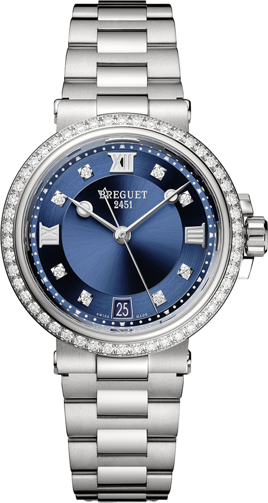 Breguet Marine Blue Dial Women 33.8 mm