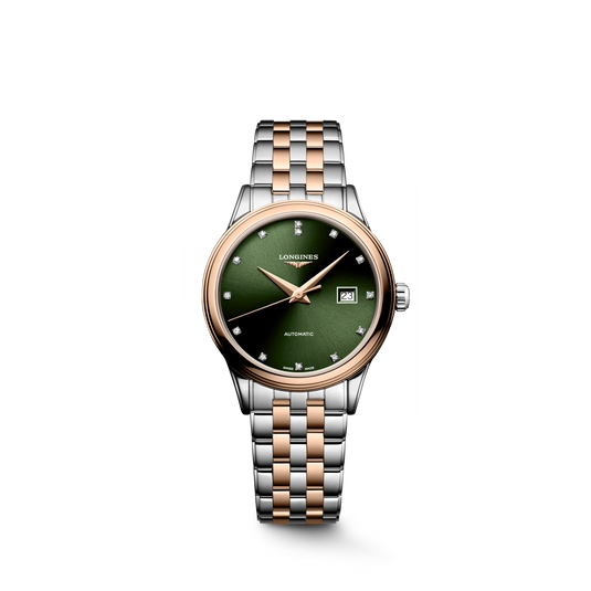 Longines Conquest Sunray Green Dial Women 30mm L43743077