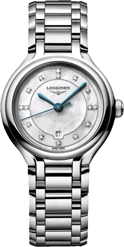 Longines PrimaLuna White Mother-Of-Pearl Dial Women 30mm L81424876