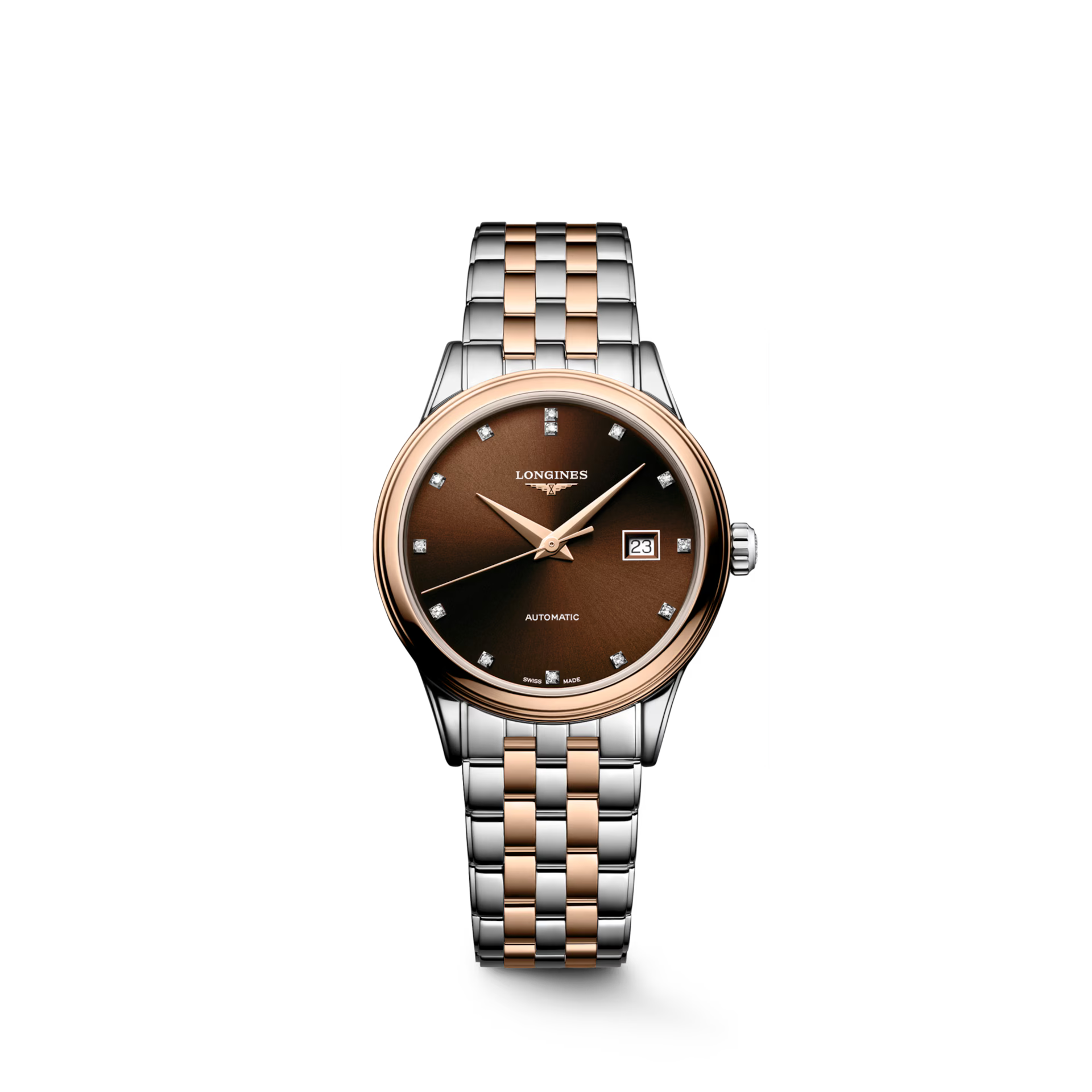 Longines Conquest Sunray brown Dial Women 30mm L43743087