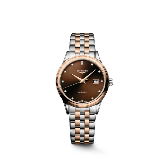 Longines Conquest Sunray brown Dial Women 30mm L43743087