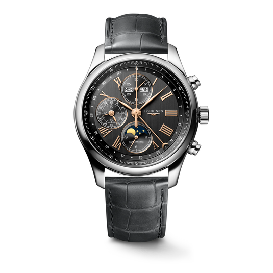 Longines Master Collection Chrono Moonphase Anthracite Dial Men 42mm L27734612