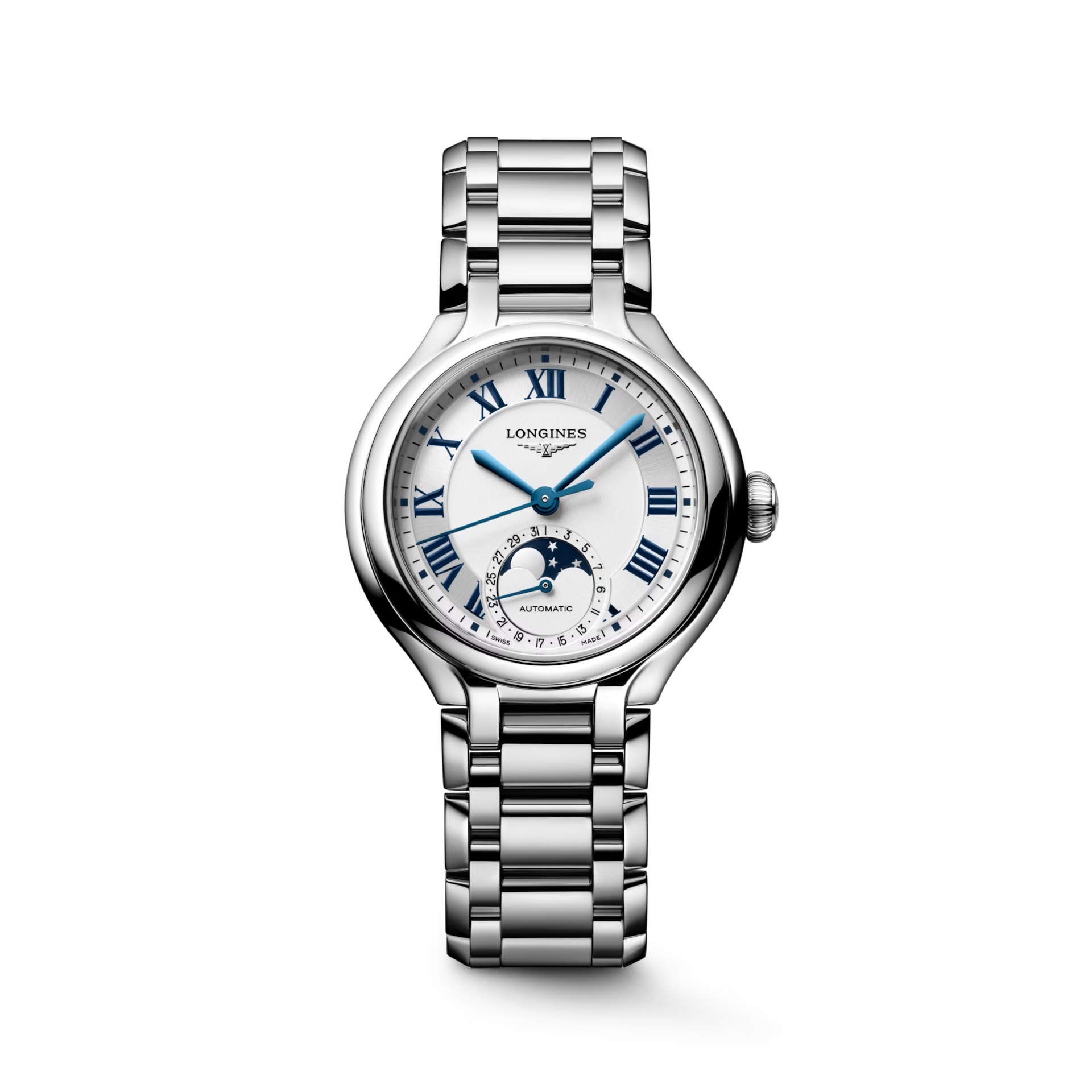 Longines PrimaLuna Moonphase Opaline Ivory Dial Women 34mm L81264716