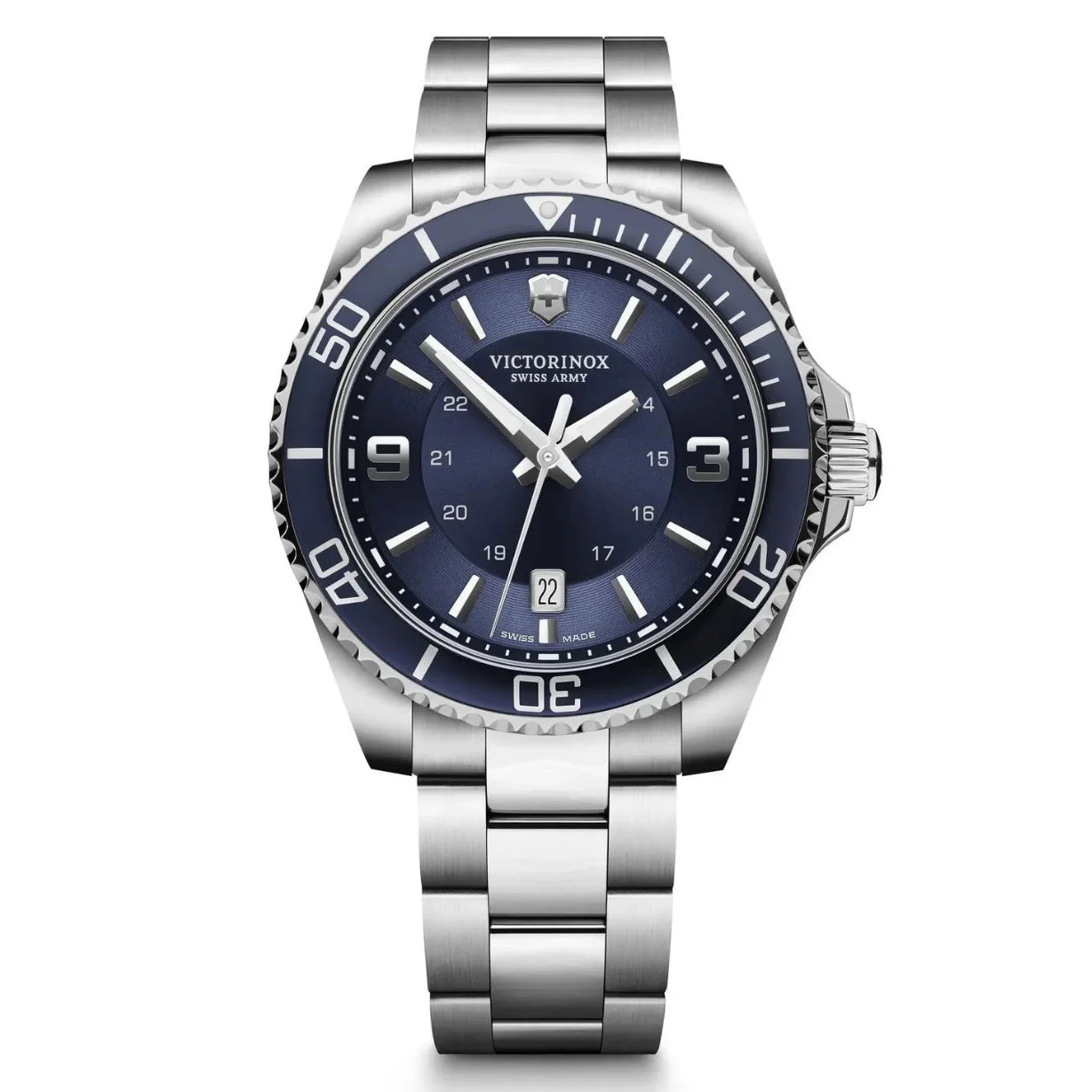 Victorinox Maverick Large Blue Dial Men 43mm