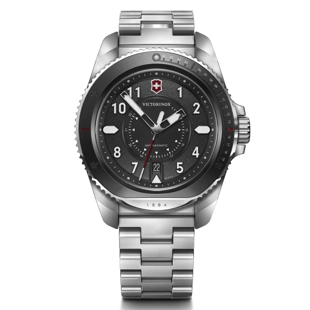 Victorinox Journey 1884 Black Dial Men 43mm