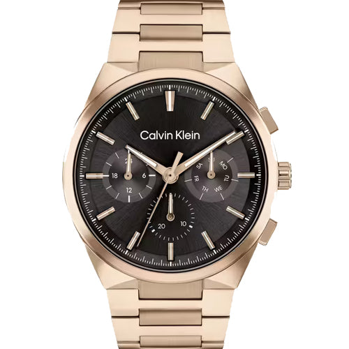 Calvin Klein Distinguish  Black Dial  Men 44mm 25200506