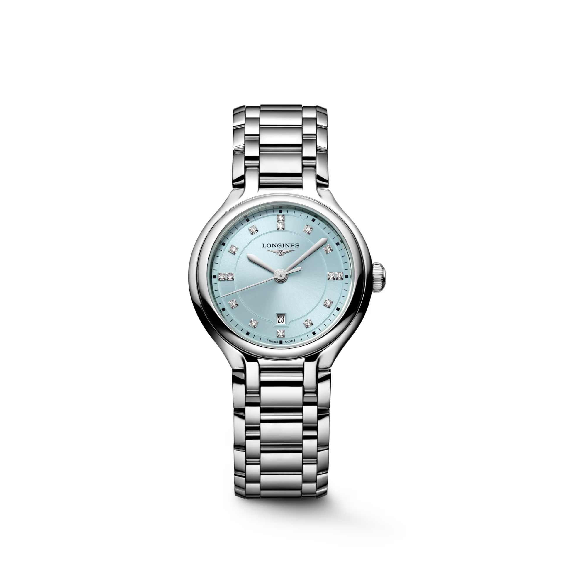 Longines PrimaLuna Mint Blue Sunray Dial Women 30mm L81424976