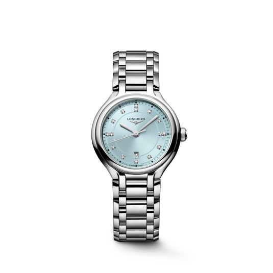 Longines PrimaLuna Mint Blue Sunray Dial Women 30mm L81424976