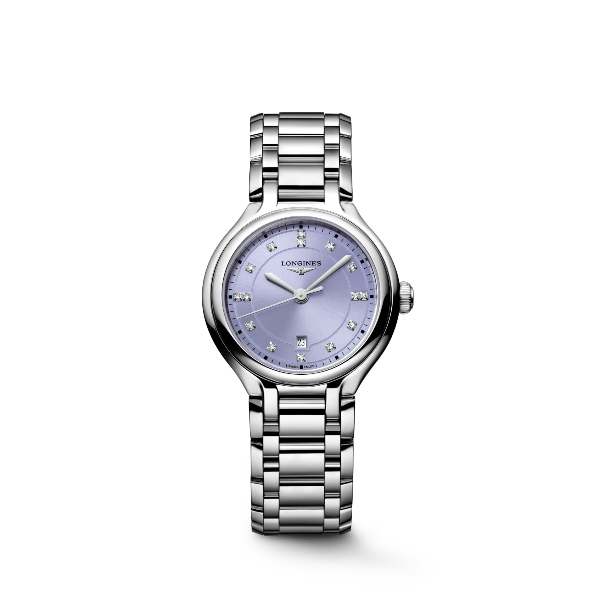 Longines PrimaLuna Lavender Mauve Sunray Dial Women 30mm L81424076