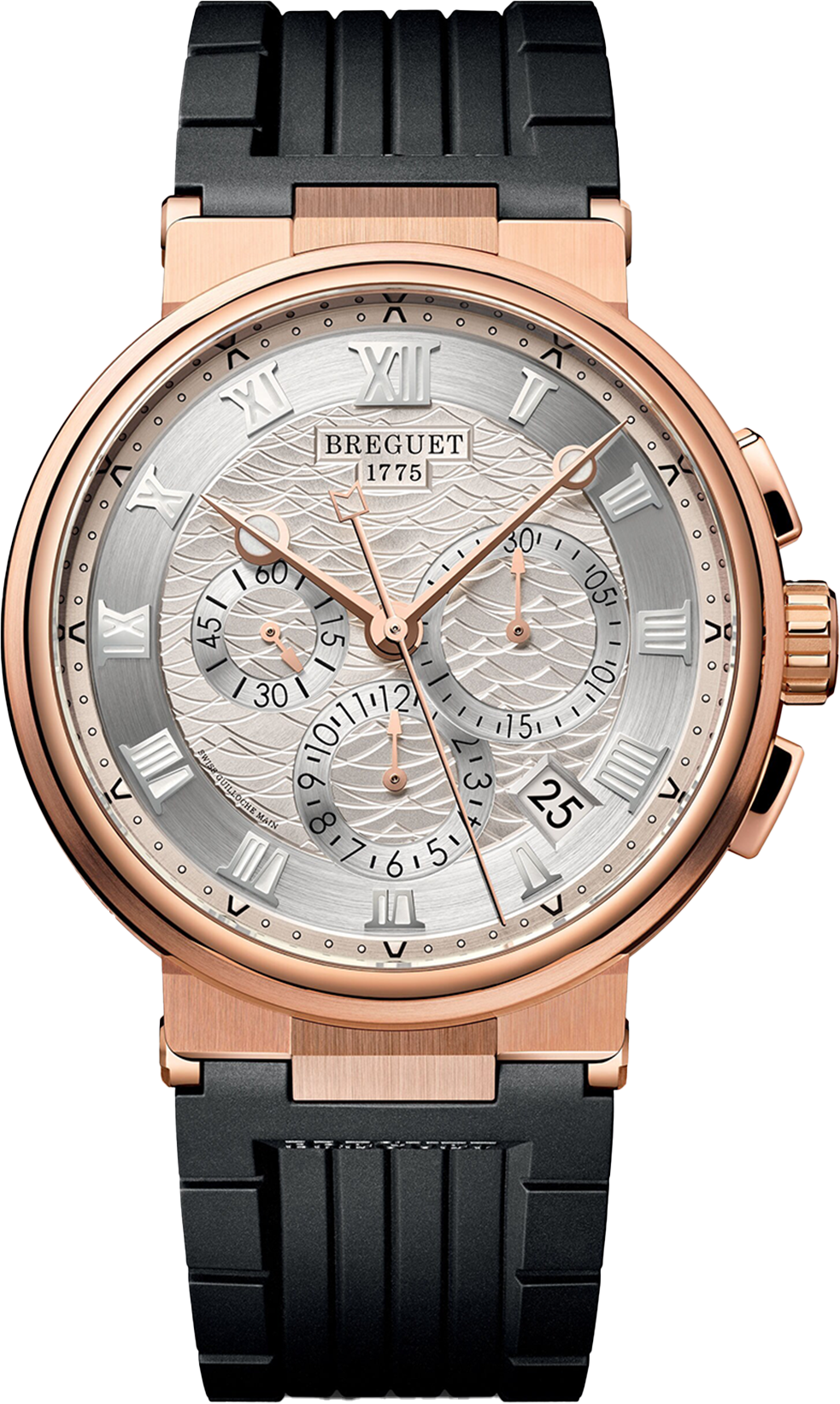 Breguet Marine Chronographe Silver Dial Men 42.3 mm