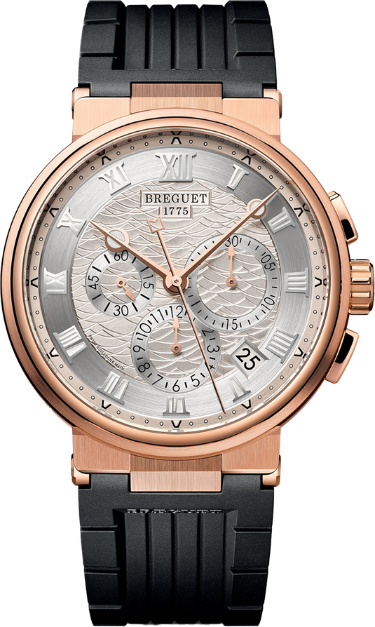 Breguet Marine Chronographe Silver Dial Men 42.3 mm