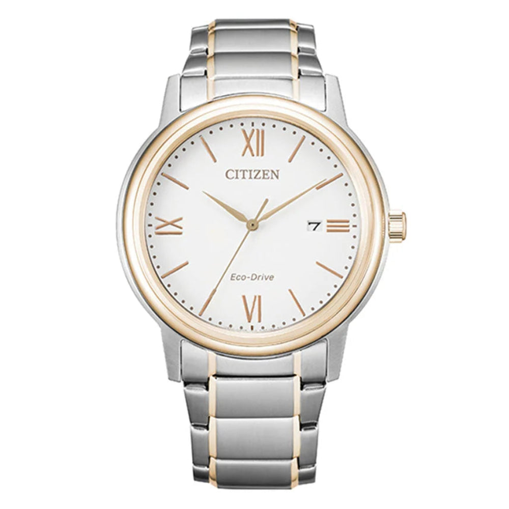 Citizen Eco-Drive Axiom
 White Dial Quartz Men 41mm AW1676-86A