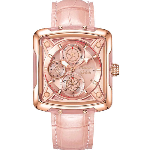 Alexandre Christie Pink Dial Women 36mm 3030BFLRGPN