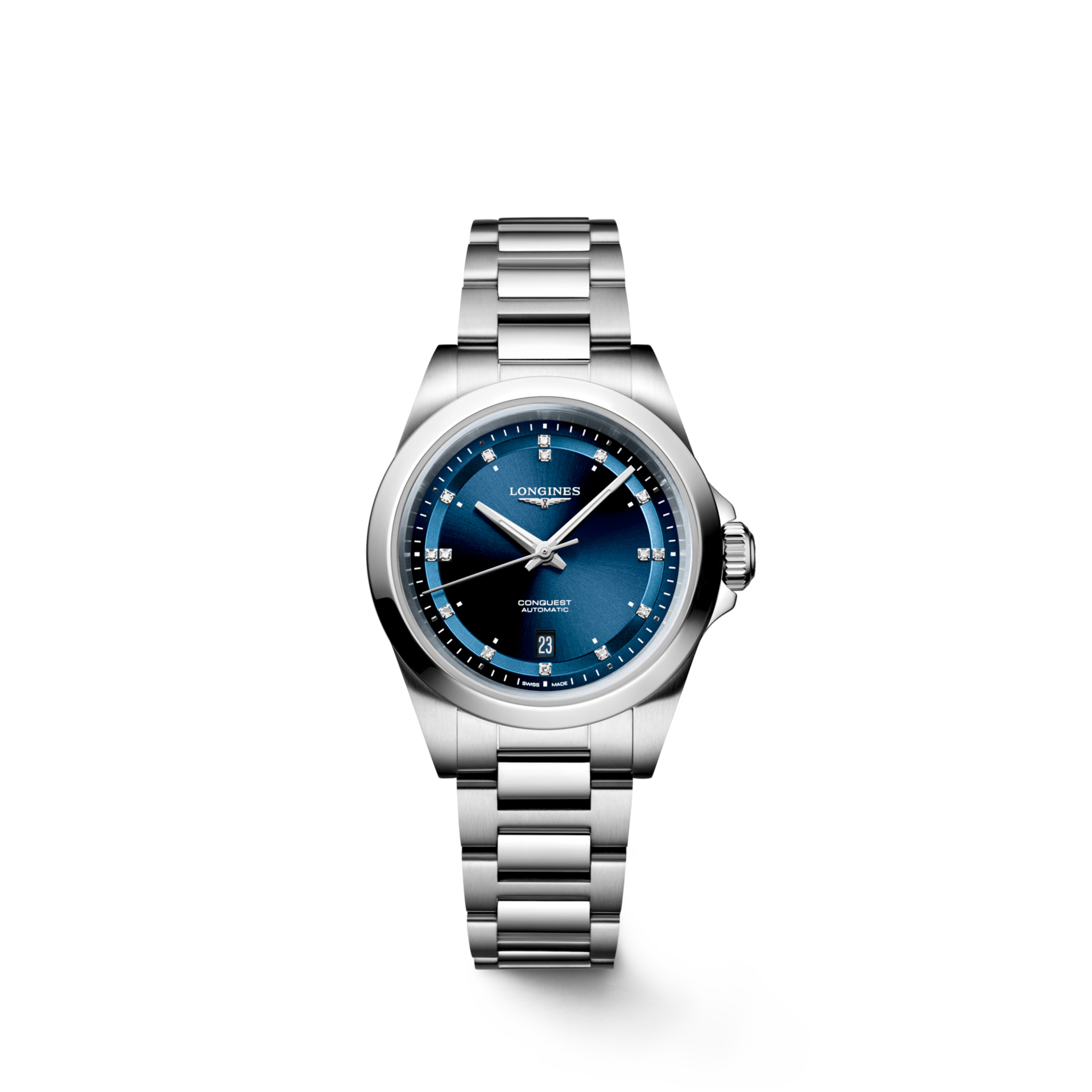 Longines Conquest Sunray Blue Dial Women 30mm L33204976