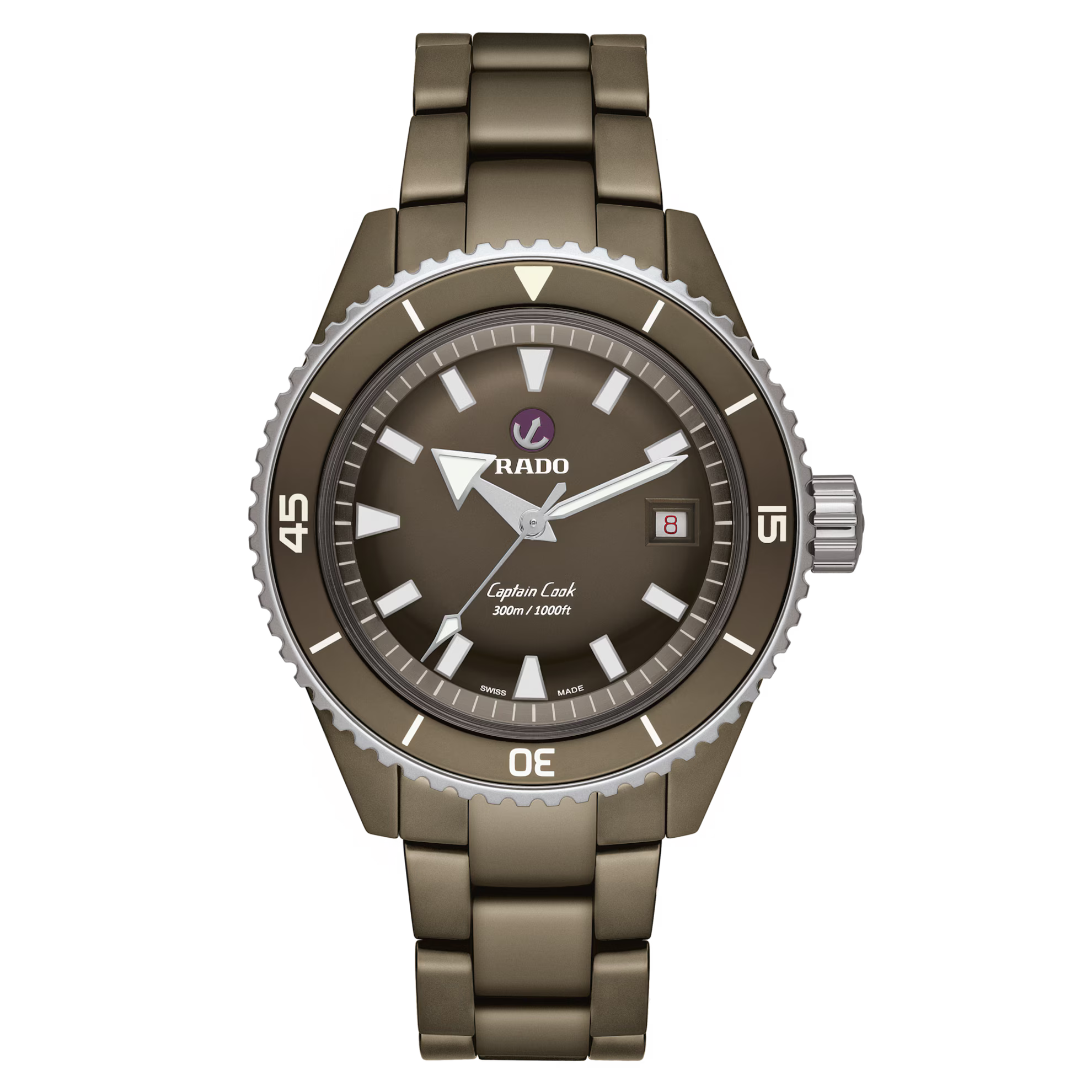 Rado Captain Cook High-Tech Ceramic Diver Automatic Watch 43mm