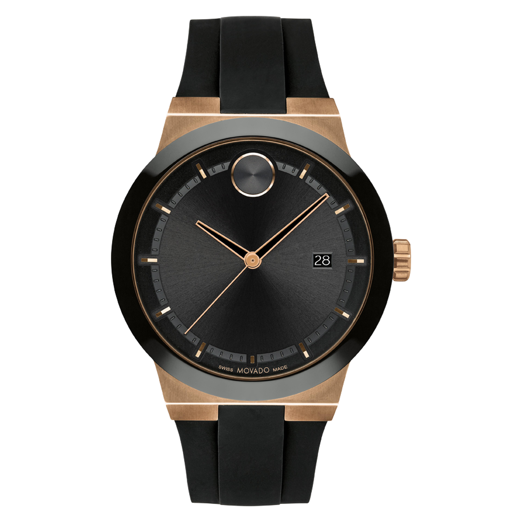 Movado Bold Fusion Black Dial Men 42.3mm