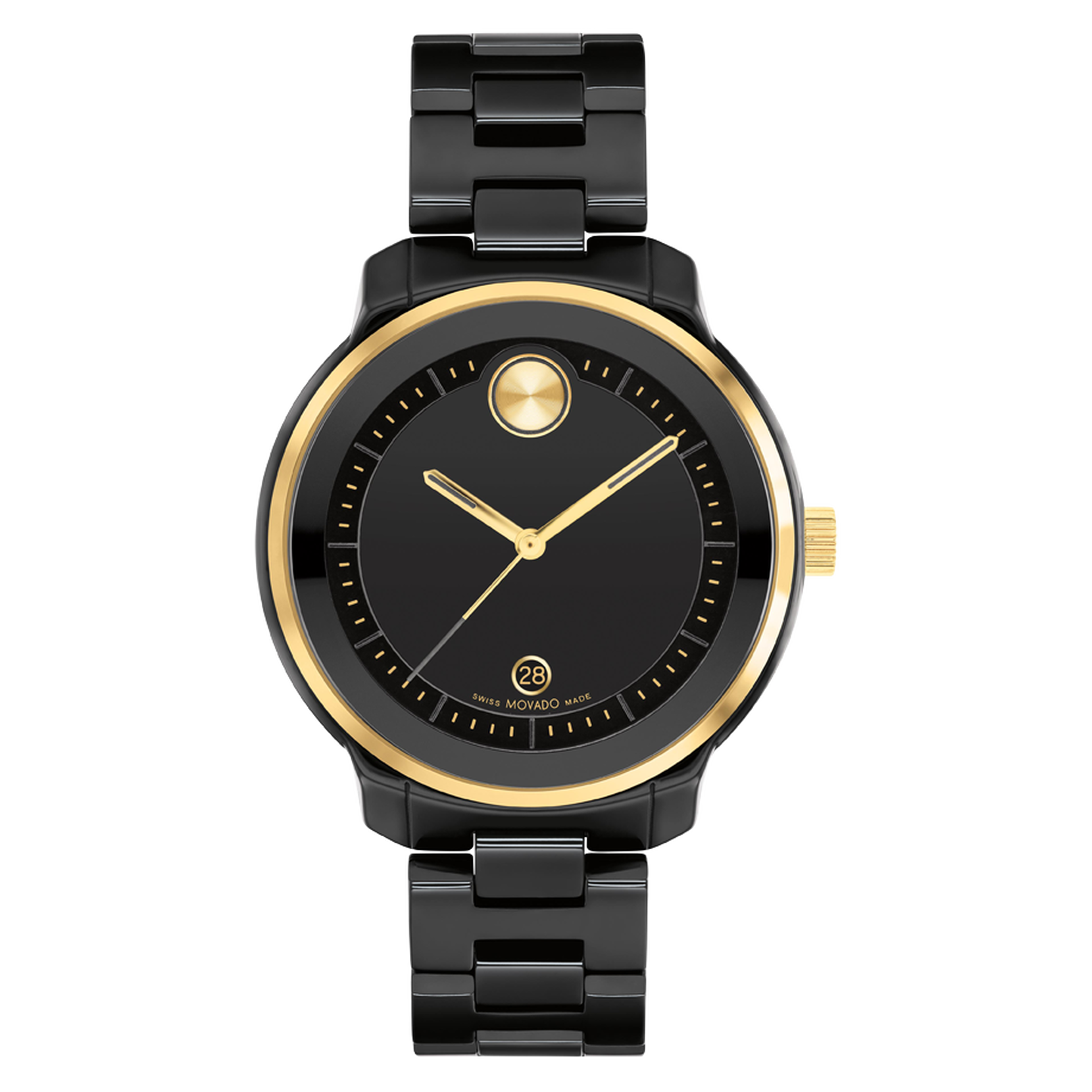 Bold Verso Date Black Dial