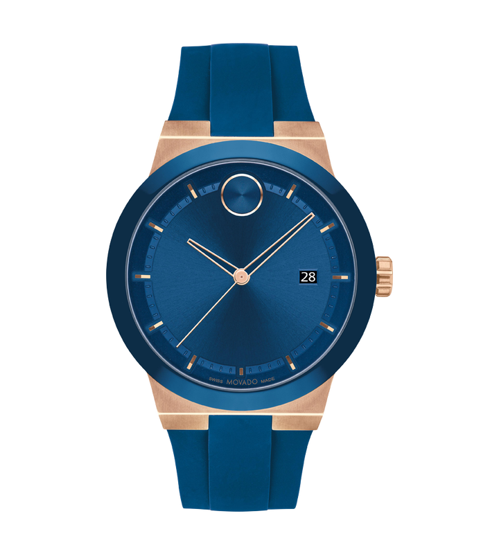 Movado Bold Fusion Blue Dial Men 42.3MM Zimson Watch Store