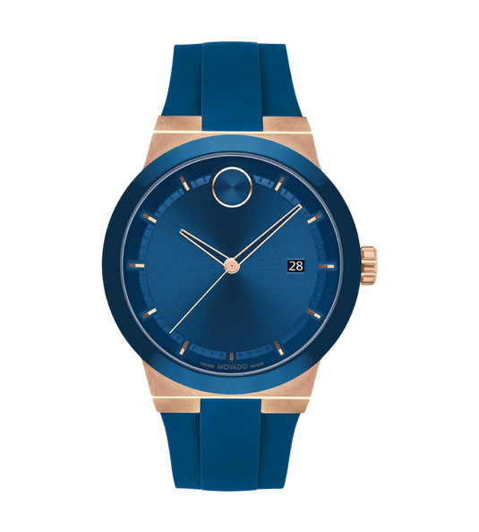 Movado bold blue face discount
