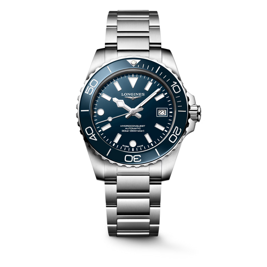 Longines HydroConquest Blue Lacquered Polished Dial Men 39mm L37794966