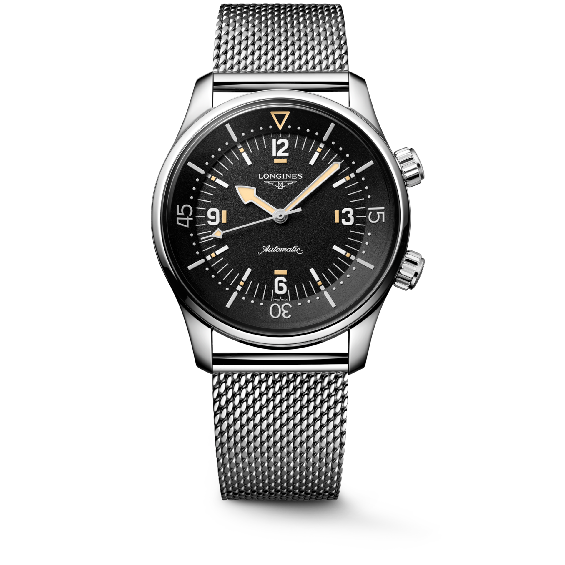 Longines Legend Diver 59 Black Grained Dial Men 42mm L37954599