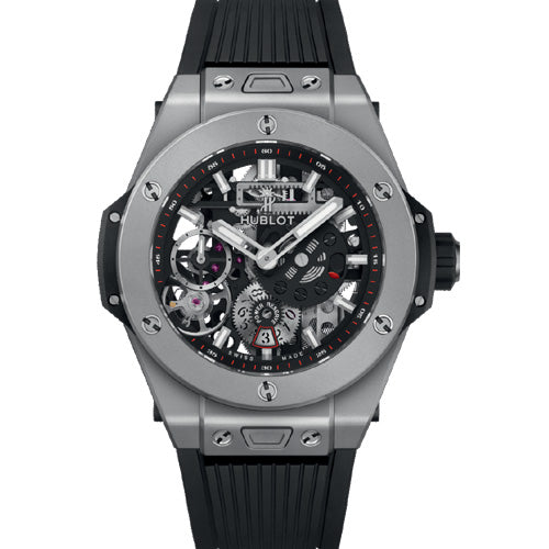 Hublot Big Bang Meca-10 Titanium Black Dial Men 45mm