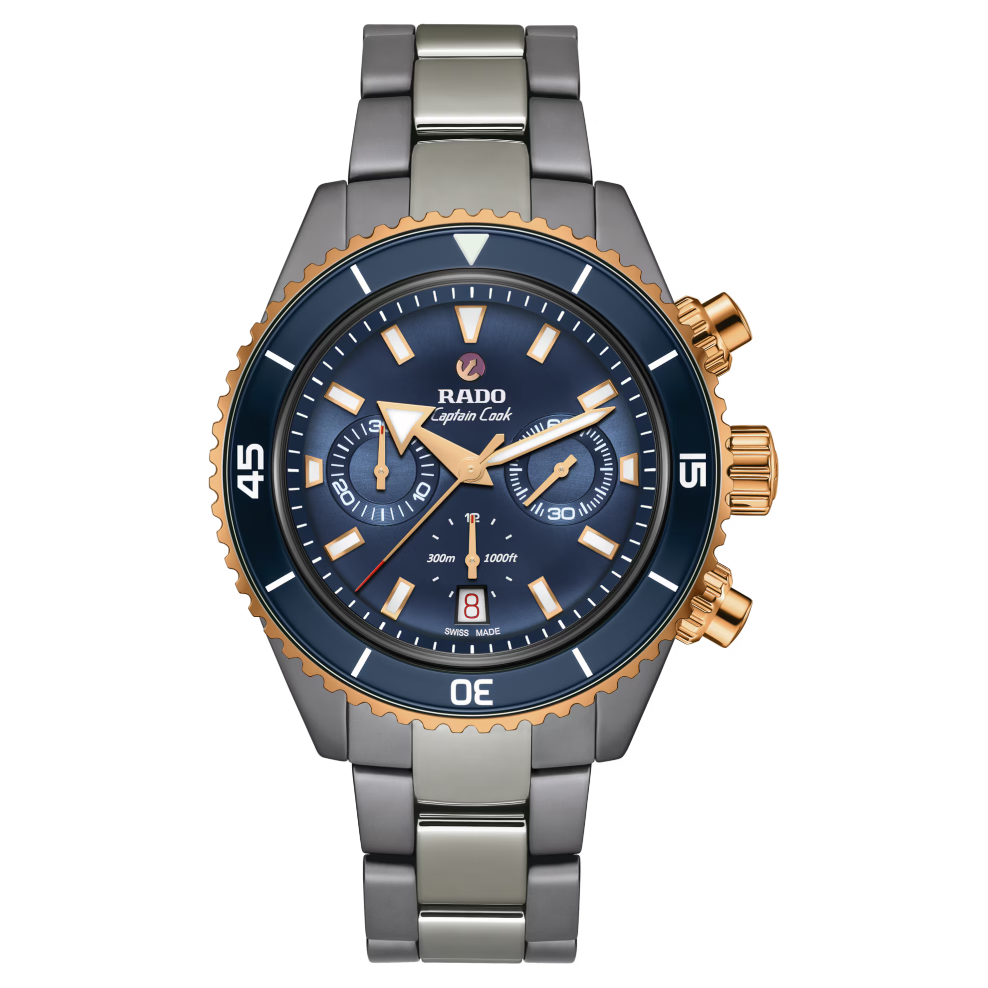 Rado Captain Cook High-Tech Ceramic Skeleton Plasma Men's Watch 43mm