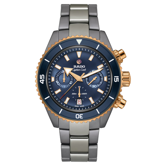 Rado Captain Cook High-Tech Ceramic Skeleton Plasma Men's Watch 43mm