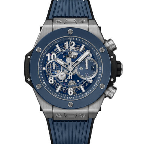 Hublot Big Bang Mat Blue Skeleton Dial Men 44mm 421.NL.5170.RX