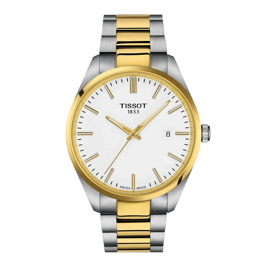 Tissot PR100 White Dial Quartz Men 40mm T1504102201100