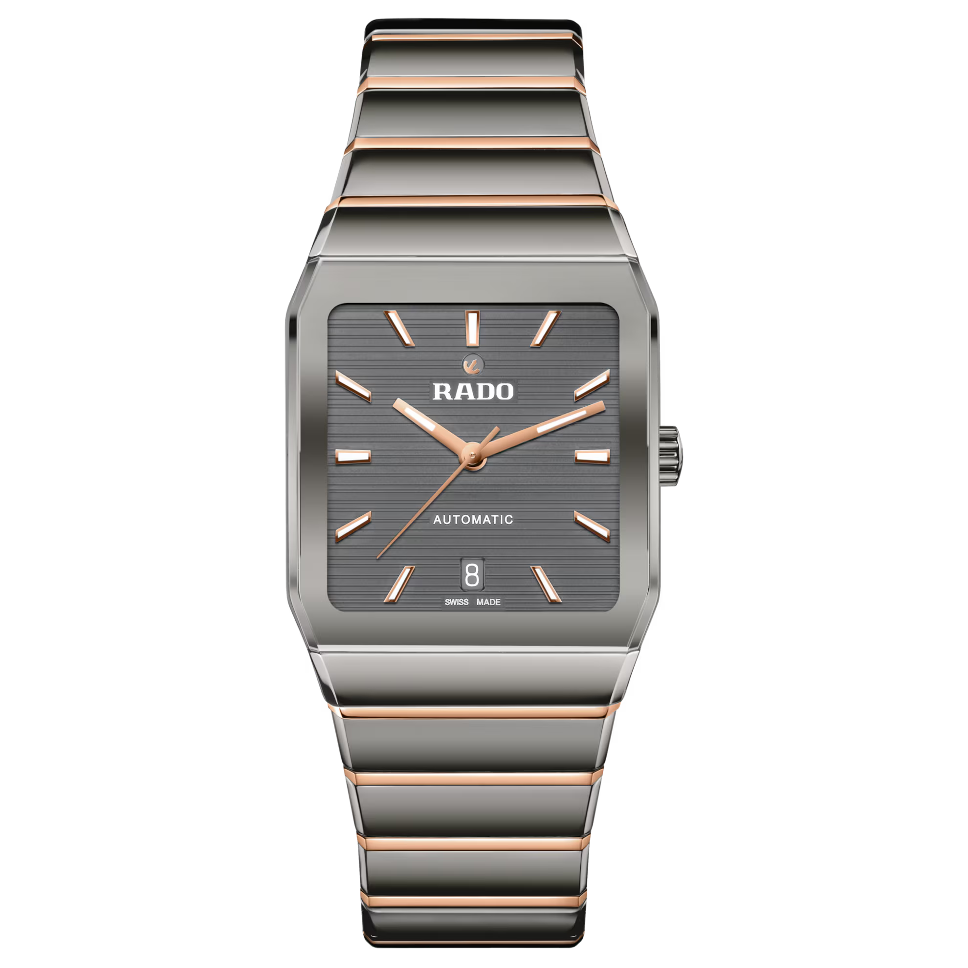 Rado Anatom Automatic Grey Dial Ceramic Men's Watch 32.5mm