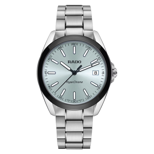 Rado HyperChrome Quartz Ice Blue Dial Men's Watch 41.5mm