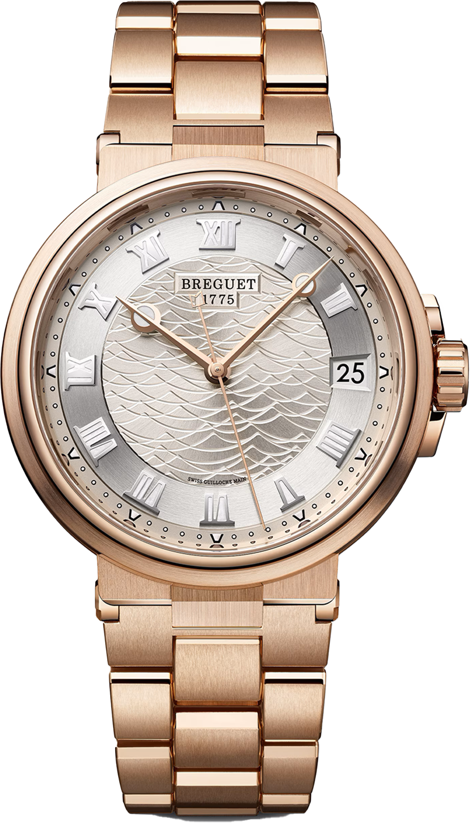 Breguet Marine Silver Dial Men 40 mm