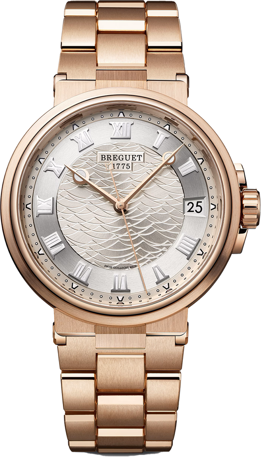 Breguet Marine Silver Dial Men 40 mm