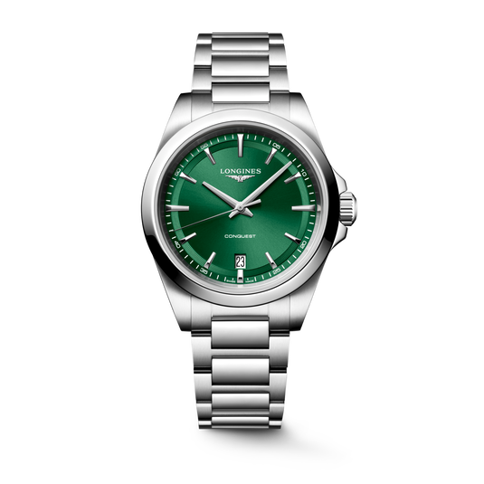 Longines HydroConquest Sunray Green Dial Men 38mm L37504096