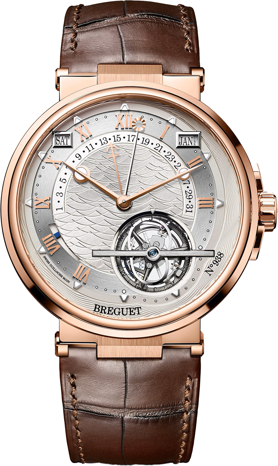 Breguet Marine Silver Dial Men 43.8 mm