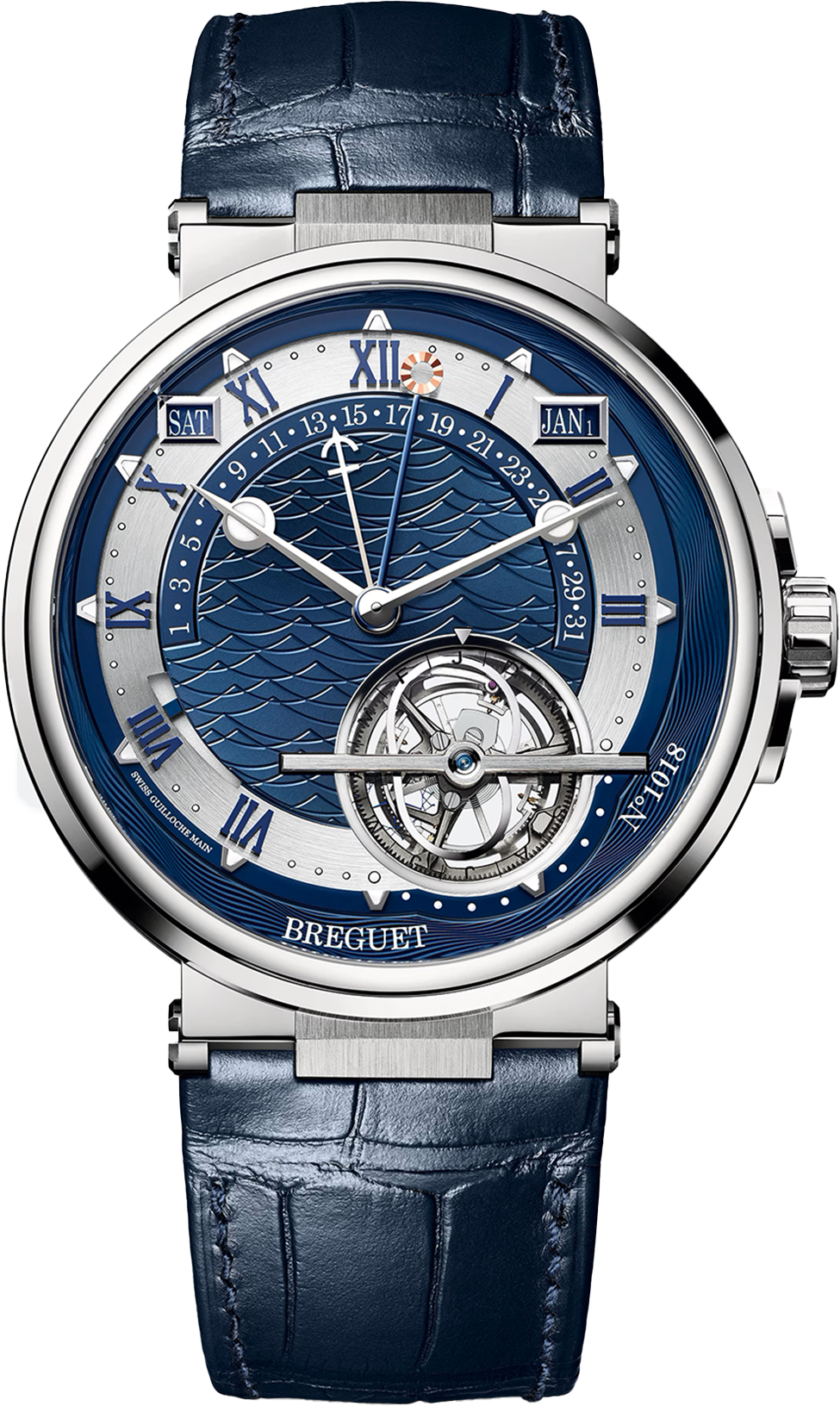 Breguet Marine Blue Dial Men 43.8 mm