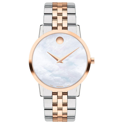 Movado Museum Classic White Mother Of Pearl Dial Women 33mm