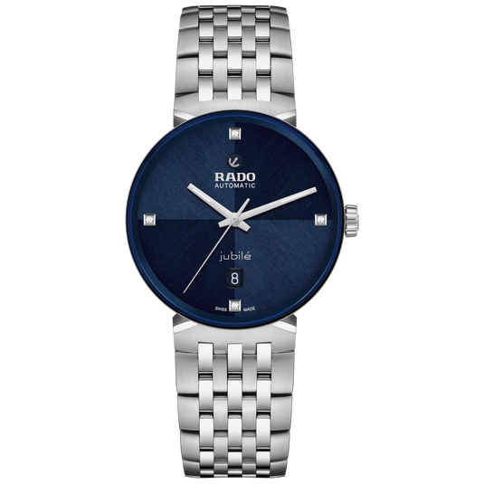 Rado Florence Classic Automatic Diamonds Blue Dial Men's Watch 39mm