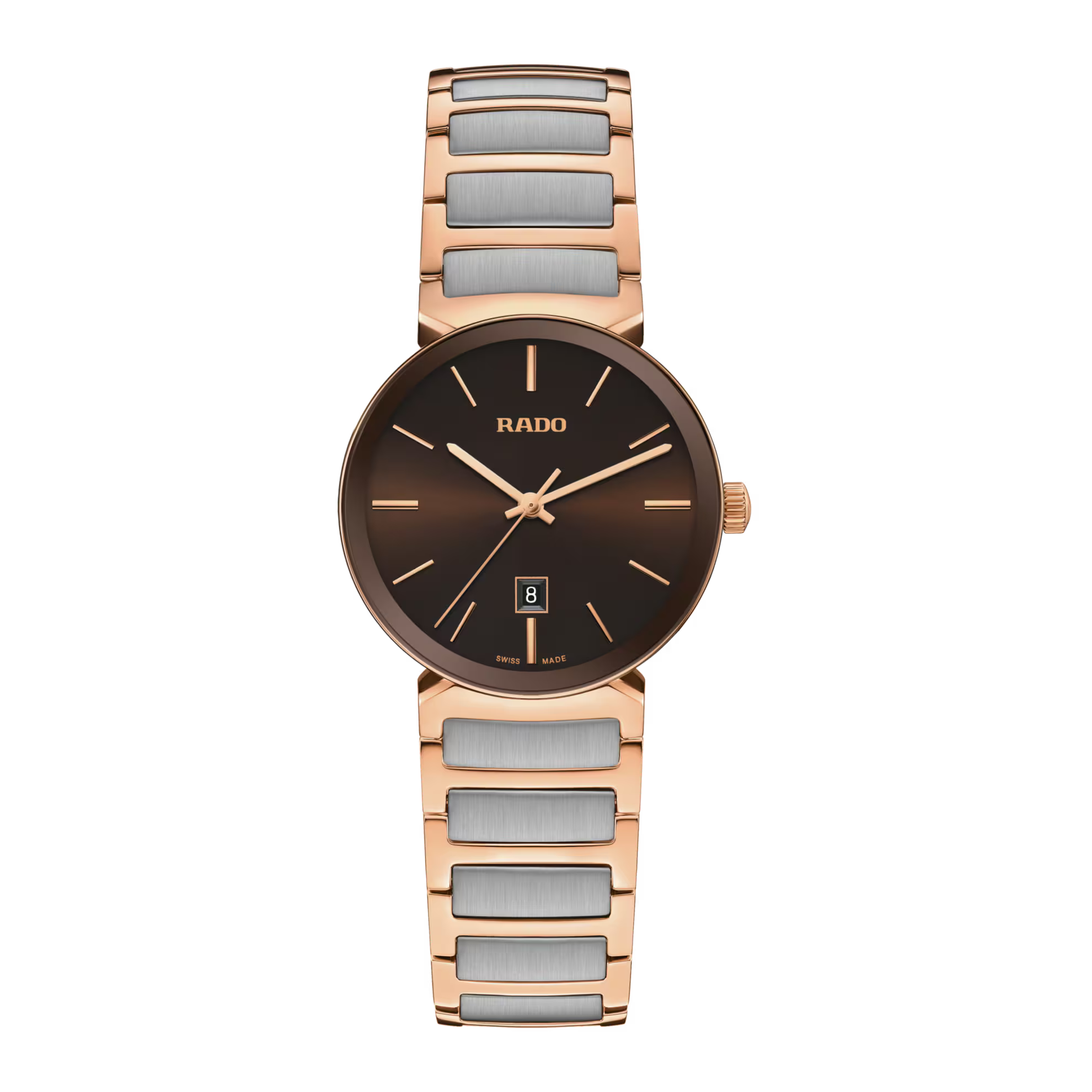 Rado Florence Classic Brown Dial Two-Tone Women's Watch 30mm