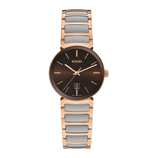 Rado Florence Classic Brown Dial Two-Tone Women's Watch 30mm