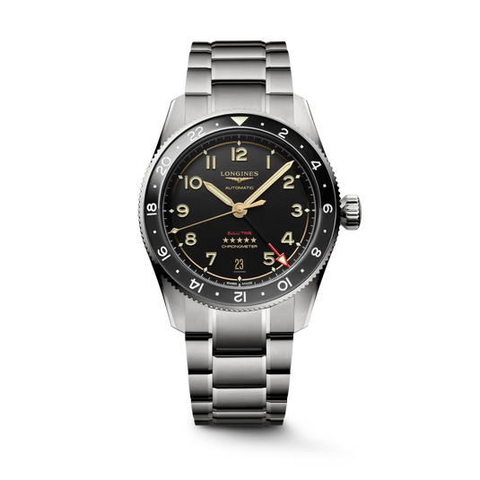 Longines Spirit Zulu Time Anthracite Dial Men 39mm L38021536